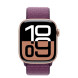 Apple Watch Series 10 GPS + Cellular 42mm Rose Gold Aluminum Case w. Plum S. Loop (MWXC3)