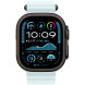 Apple Watch Ultra 2 GPS + Cellular 49mm Black Titanium Case w. Ice Blue Ocean Band (MYTC3+MYP83)