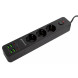 Мережевий фільтр Proove Power Strip P-03 (3 розетки + 4 USB + 2 Type-C) 2М