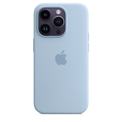 Чехол Apple Silicone Case с MagSafe Sky (1:1) для iPhone 14 Pro Max