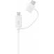 Кабель Samsung USB Combo Type-C & Micro USB, 1.5m White