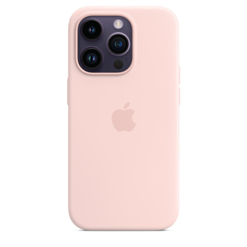 Чехол Apple Silicone Case с MagSafe Chalk Pink (1:1) для iPhone 14 Pro Max