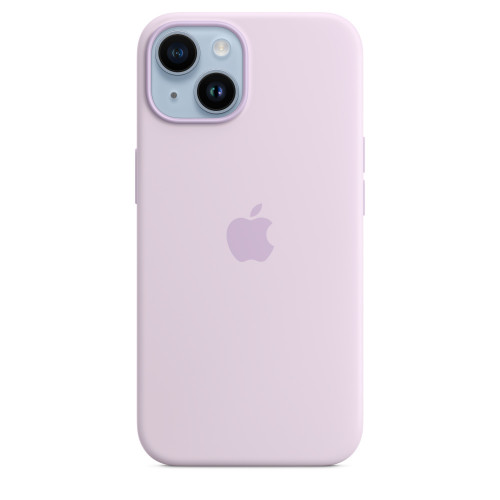 Чехол Apple Silicone Case с MagSafe Lilac  (1:1) для iPhone 14