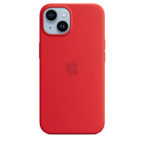 Чехол Apple Silicone Case с MagSafe Red  (1:1) для iPhone 14