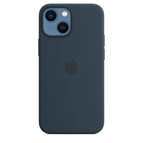 Чехол Silicone Case Abyss Blue (HC) для iPhone 13