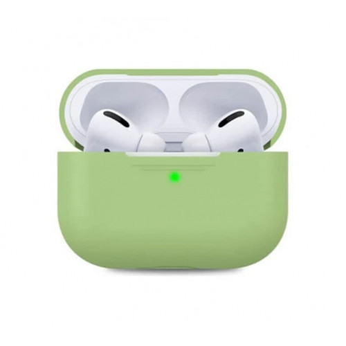 Чехол Silicone case Ultra Thin AirPods Pro Green