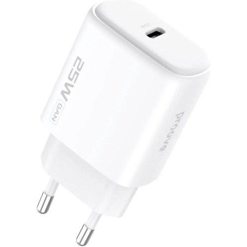 СЗУ Proove Silicone Power 2 25W Type-C White (WCSP25010002)