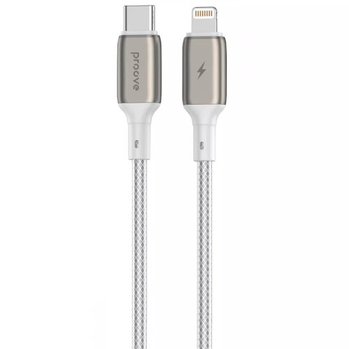 Кабель Proove Dense Metal Type-C to Lightning 27W 2m White (CCDM27002122)