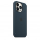 Чехол iPhone 13 Pro Silicone Case with MagSafe - Abyss Blue (MM2J3)