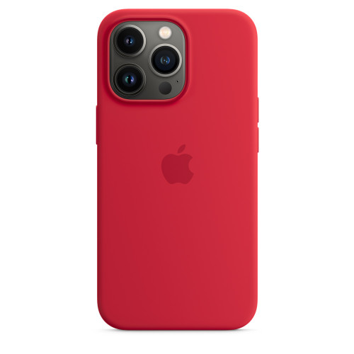 Чехол iPhone 13 Pro Silicone Case with MagSafe - (PRODUCT) RED (MM2L3)