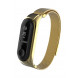 Ремешок Gasta Milanese Magnetic V2 for Xiaomi Mi Band 3 Gold