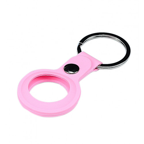 Брелок з кільцем Apple AirTag Silicone Key Ring Pink (HC)