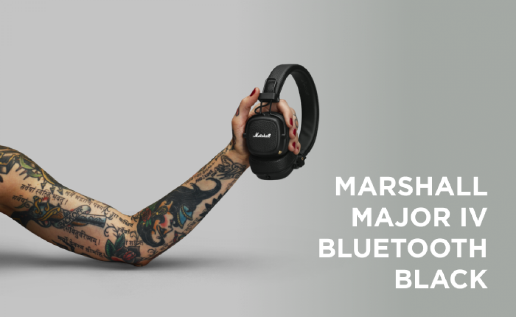 Беспроводные наушники Marshall Major IV Bluetooth Black Беспроводные наушники Marshall Major IV Bluetooth Black