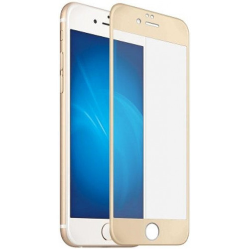 Защитное стекло 3D IPhone 7 / 8 / SE 2020 (Gold)