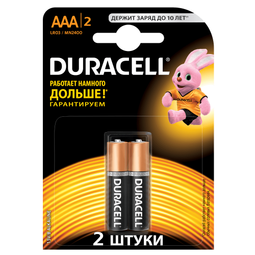Батарейки Duracell AAA (LR03) MN2400 1шт