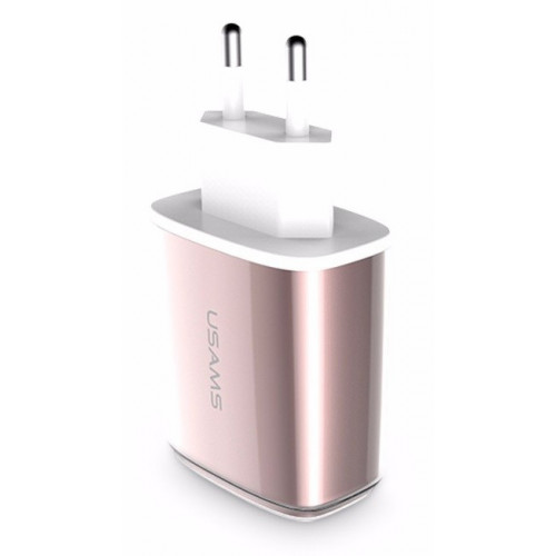 USAMS 2-USB зарядка 3.4 A Pink