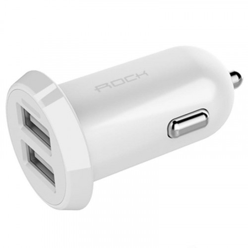 АЗУ ROCK 2*USB  2.4А White