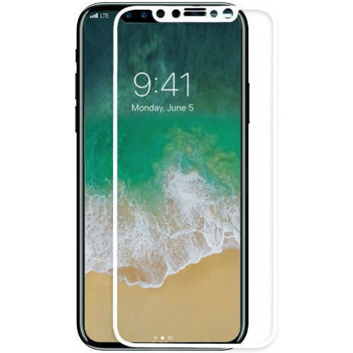 Защитное стекло 5D IPhone X/XS/11 Pro (White)