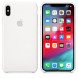 Силиконовый чехол Apple Silicone Case White (1:1) для iPhone XS Max