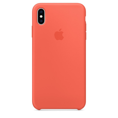 Силіконовий чохол Apple Silicone Case Nectarine (1:1) для iPhone XS