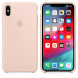 Силиконовый чехол Apple Silicone Case Pink Sand (1:1) для iPhone XS