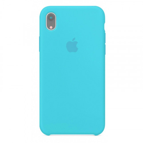 Силиконовый чехол Apple Silicone Case Ocean Blue (1:1) для iPhone XR