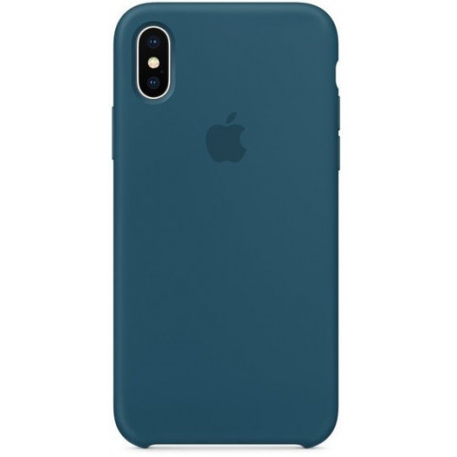 Силиконовый чехол Apple Silicone Case Cosmos Blue (1:1) для iPhone XS