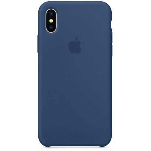 Силиконовый чехол Apple Silicone Case Ocean Blue (1:1) для iPhone XS Max