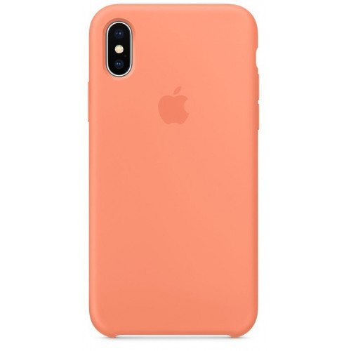 Силіконовий чохол Apple Silicone Case Peach (1:1) для iPhone XS Max