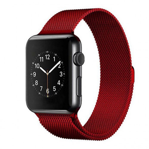 Ремешок для Apple Watch 42/44mm Red Milanese Loop