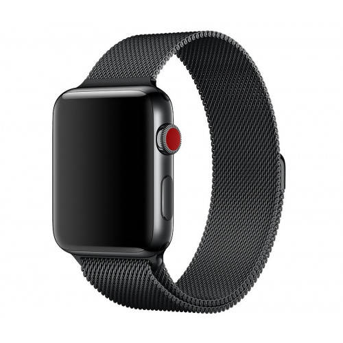 Ремінець для Apple Watch 38/40mm Black Milanese Loop