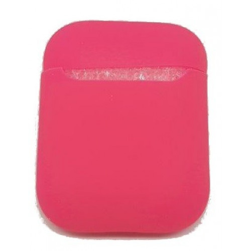 Чехол Silicone case Ultra Thin AirPods Rose Red