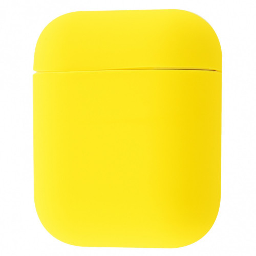 Чехол Silicone case Ultra Thin AirPods Lemon Yellow