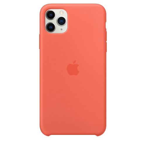 Чохол Apple iPhone 11 Pro Max Silicone Case - Clementine/Orange (MX022)