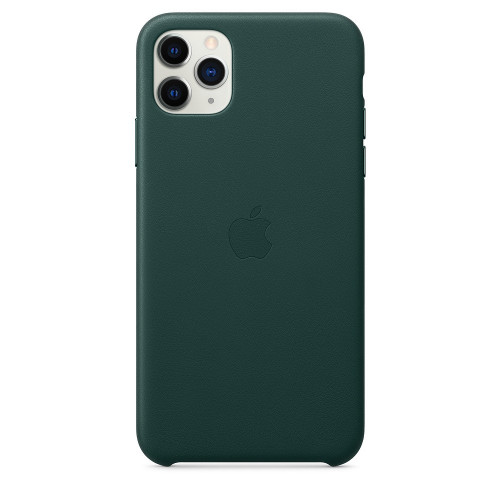 Чохол Apple iPhone 11 Pro Max Leather Case - Forest Green (MX0C2)