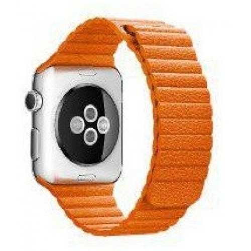 Ремешок Apple Watch 42/44mm Leather Loop (Sunset Yellow)