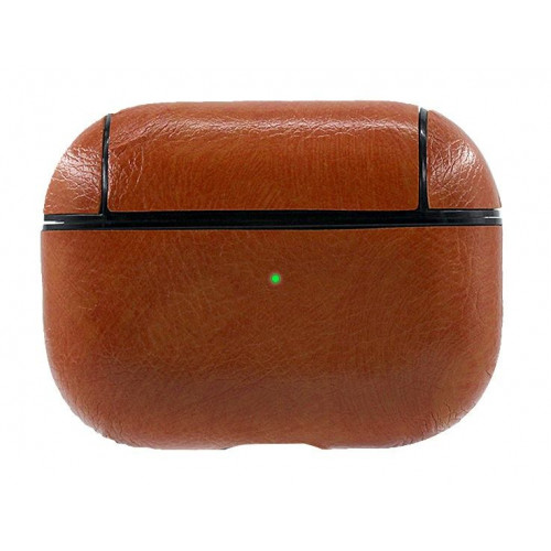 Чехол Leather Case for AirPods Pro Brown
