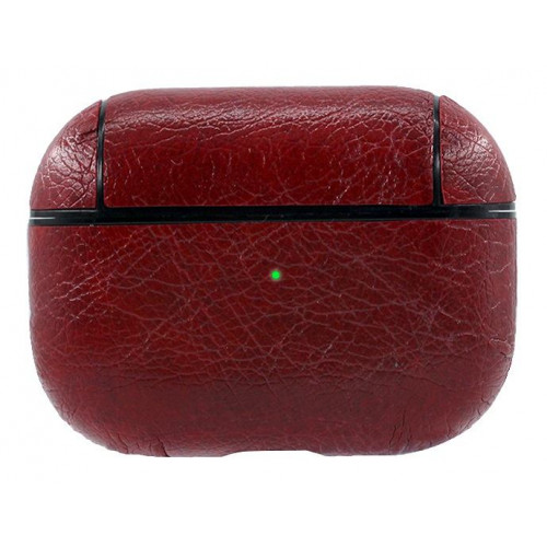 Чехол Leather Case for AirPods Pro Red