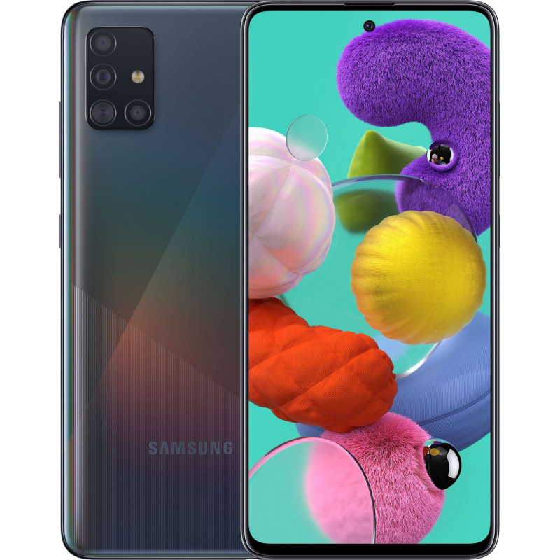 携帯電話本体 Samsung GALAXY A51 Samsung Galaxy A51 4/64Gb 2020 Black (SM-A515FZKUSEK) UA. Купить
