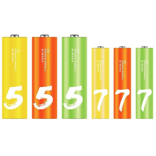 Батарейки (набор) Xiaomi Zmi batteries 24pcs (AAA 12pcs AA 12pcs)