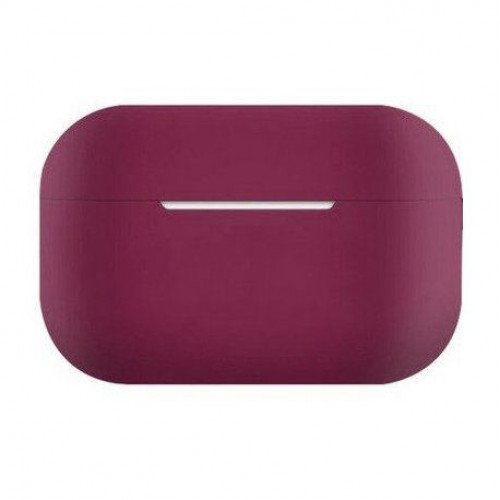 Чехол Silicone case Ultra Thin AirPods Pro Marsala