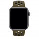 Ремінець Nike Apple Watch 38/40mm Olive/Black Nike Sport Band