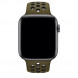 Ремешок Nike+ Apple Watch 42/44mm Olive/Black Nike Sport Band