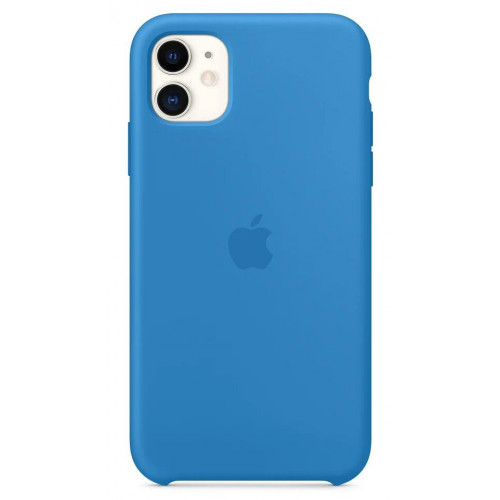 Чехол Apple Silicone Case Surf Blue (1:1) для iPhone 11