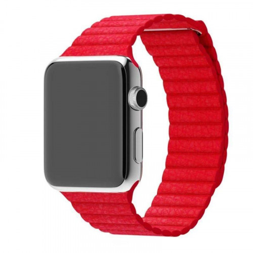Ремінець Apple Watch 42/44mm Leather Loop (Product Red)