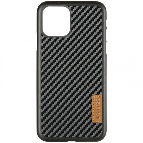 Карбоновая накладка G-Case Dark series Apple iPhone 11 Pro Max (Black)