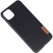 Карбоновая накладка G-Case Dark series Apple iPhone 11 Pro Max (Black)