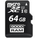 Карта памяти Goodram 64GB microSDXC Class 10 UHS I + ad (M1AA-0640R12)