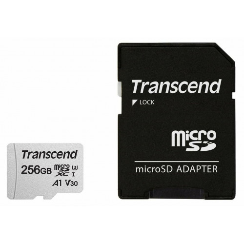 Карта памяти Transcend  256GB microSDXC C10 UHS-I R95/W45MB/s + SD адаптер