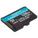 Карта памяти Kingston 128GB microSDXC C10 UHS-I U3 A2 R170/W90MB/s
